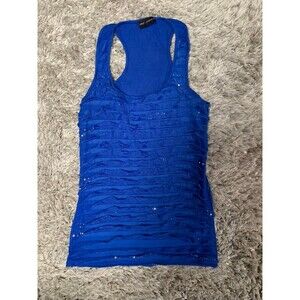 Free Kiss Large Blue Tank with Sparkle